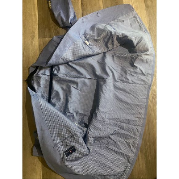 Saddlebred NWT Big & Tall Blue Chambray Sports Coat Cotton, Size 50, MSRP $125 - Picture 13 of 13